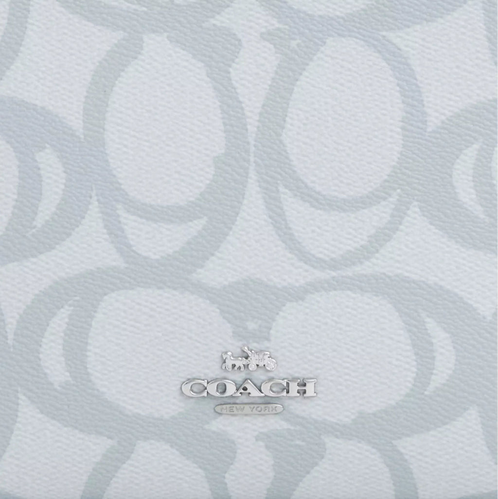 NWT Coach Slim Crossbody Bag In Sketch Signature Canvas