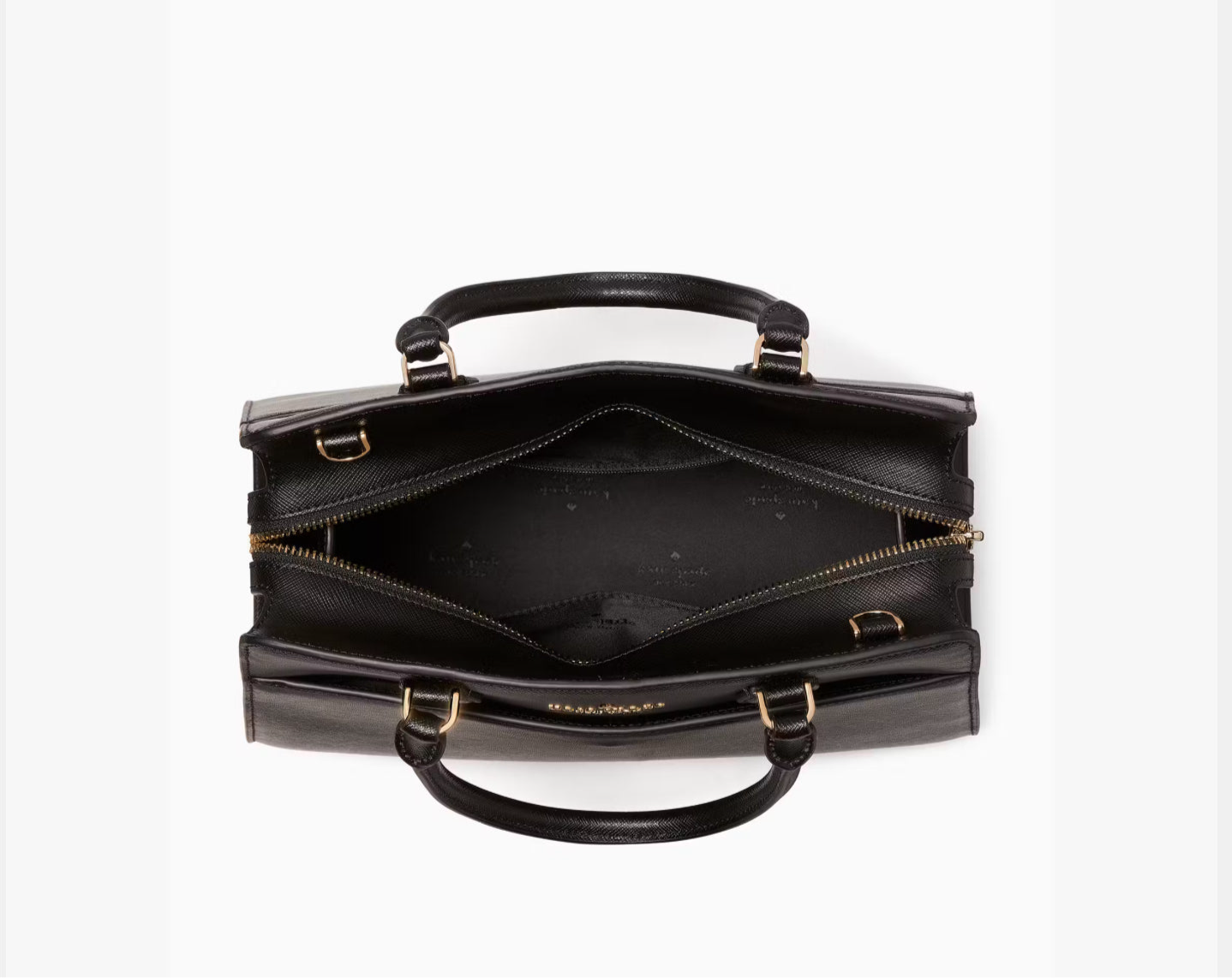 NWT Kate Spade Madison Medium Leather Satchel/Crossbody In Black