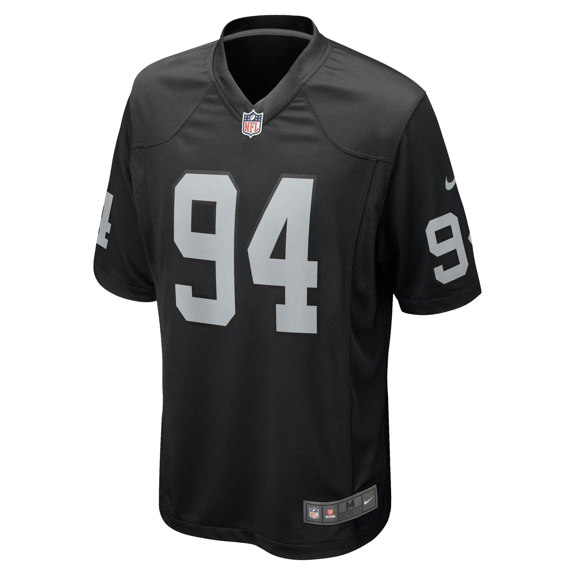 Las Vegas Raiders Christian Wilkins Black Team Game Jersey