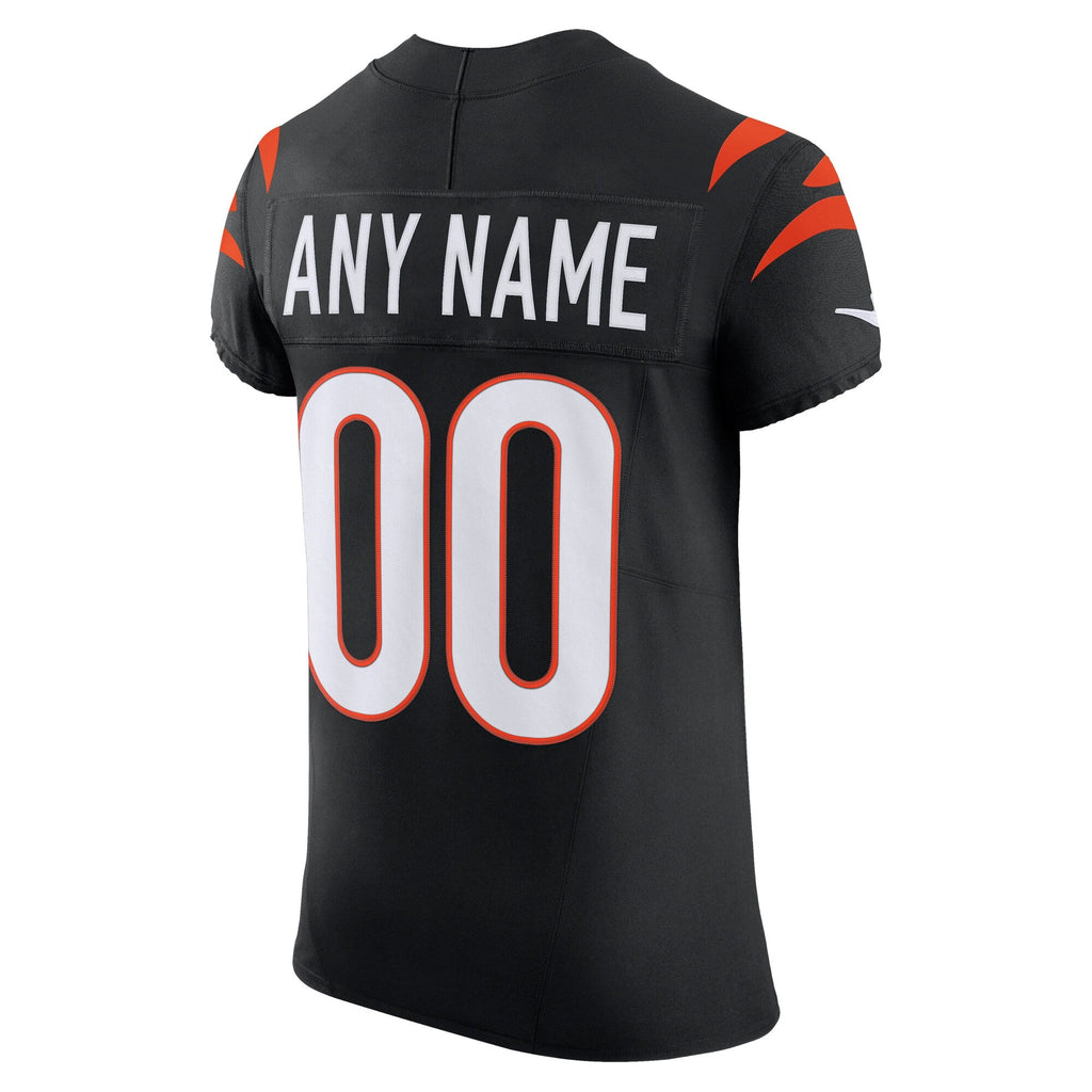 Cincinnati Bengals Black Team Vapor F.U.S.E. Elite Custom Jersey