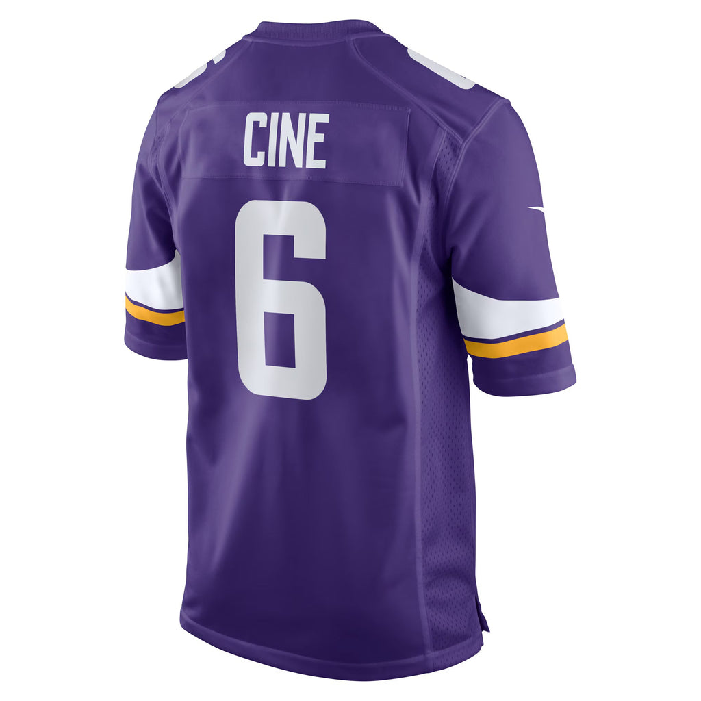 Minnesota Vikings Lewis Cine Purple Game Player Jersey