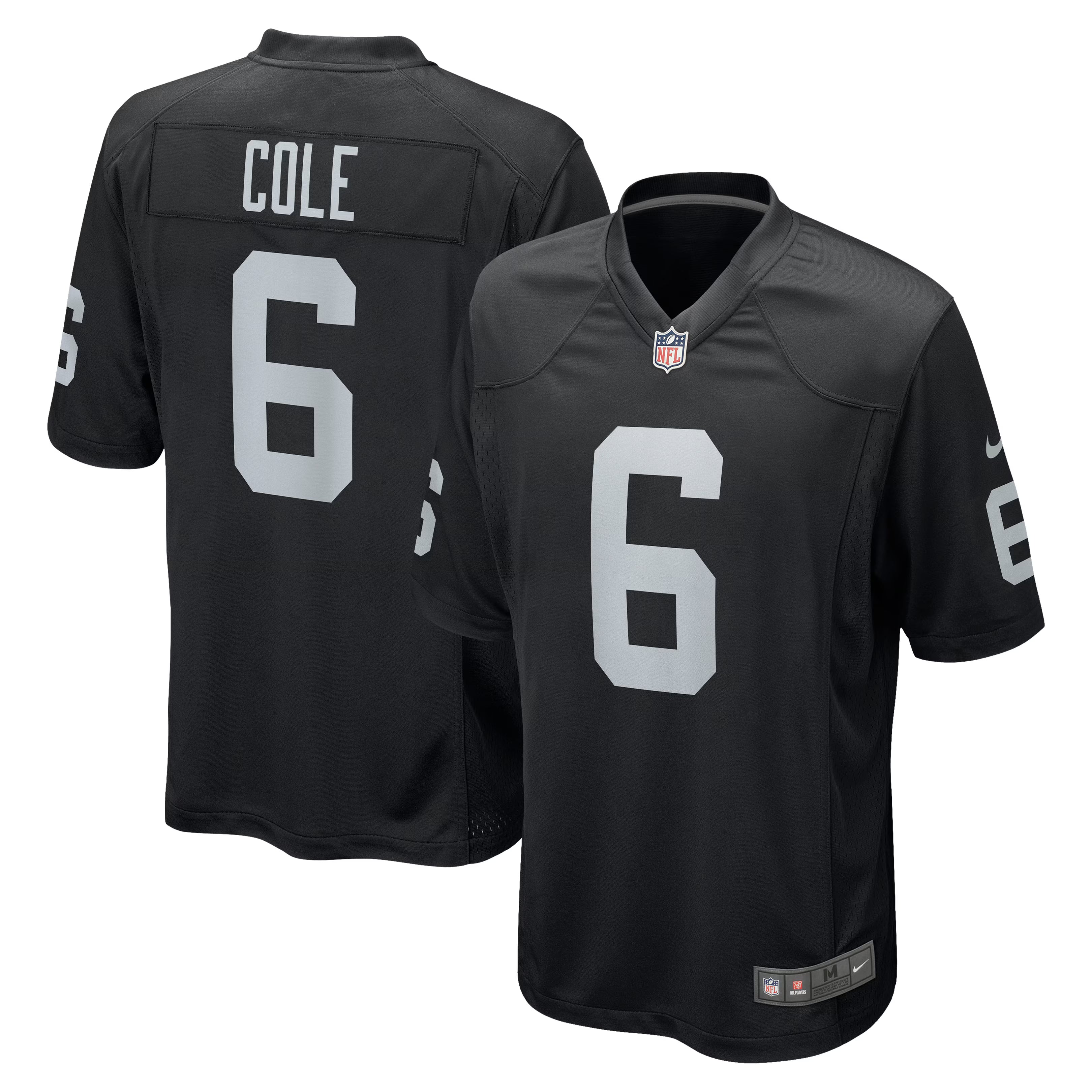 Las Vegas Raiders AJ Cole Black Game Jersey