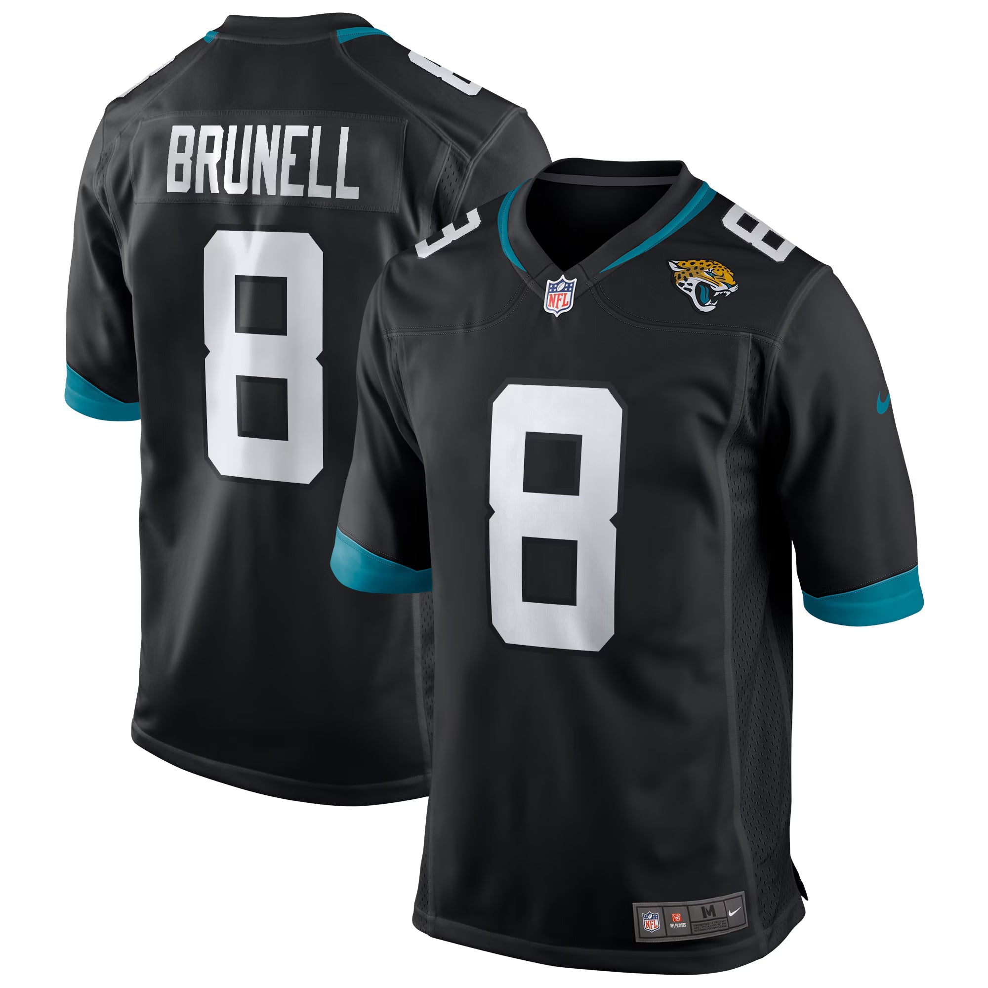 Jacksonville Jaguars Mark Brunell Black Retired Player Alternate Game Jersey