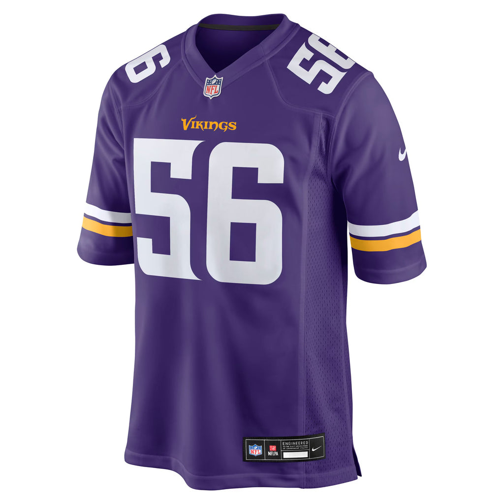 Minnesota Vikings Austin Keys Purple Team Game Jersey