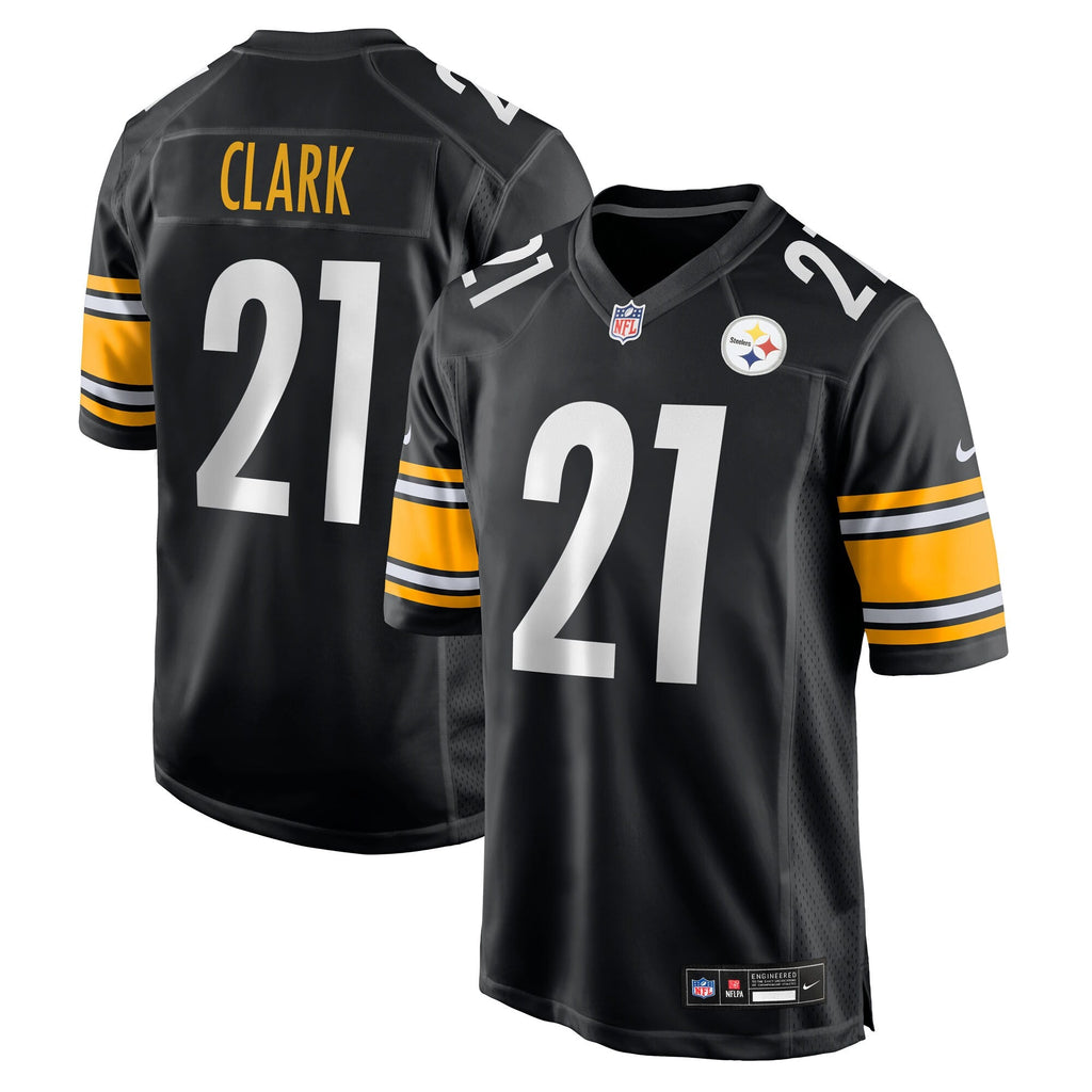 Pittsburgh Steelers Chuck Clark Black Team Game Jersey