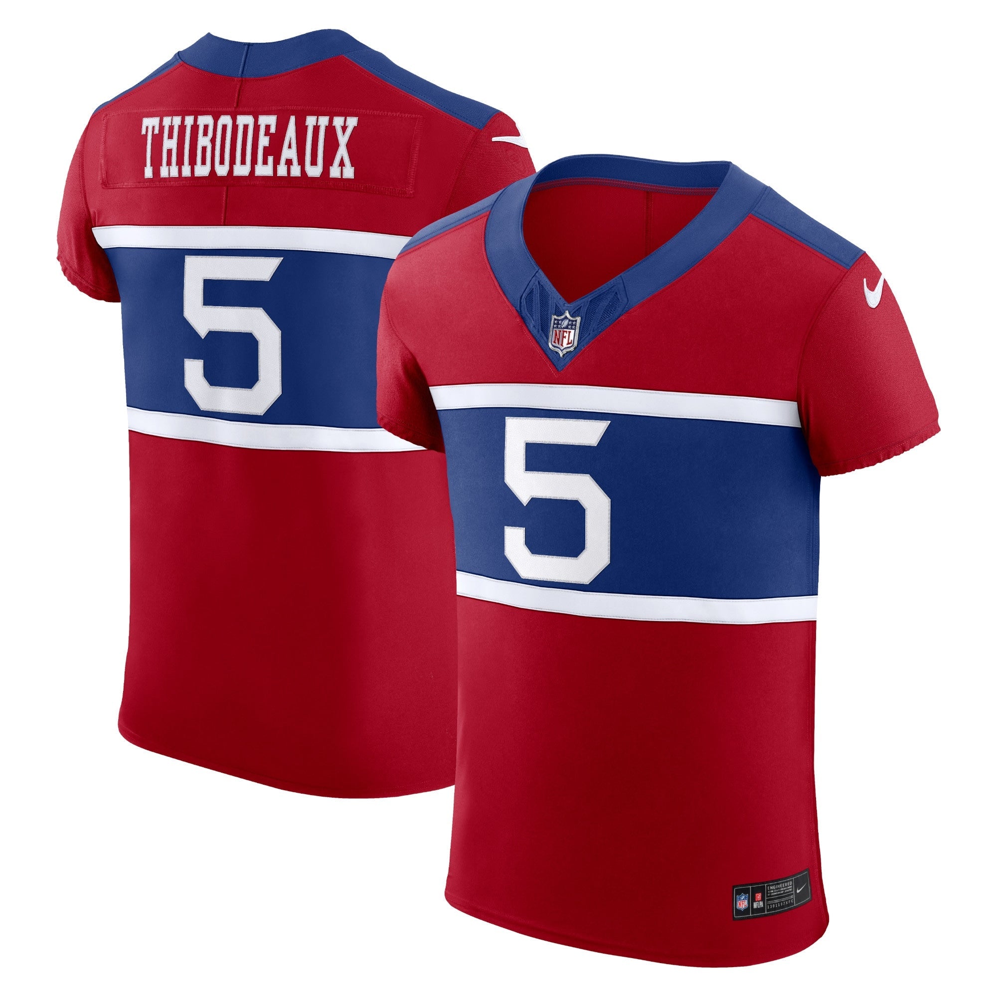 New York Giants Kayvon Thibodeaux Red Vapor F.U.S.E. Elite Player Jersey Vapor F.U.S.E. Elite Jersey