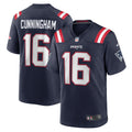 New England Patriots Malik Cunningham Navy Team Game Jersey