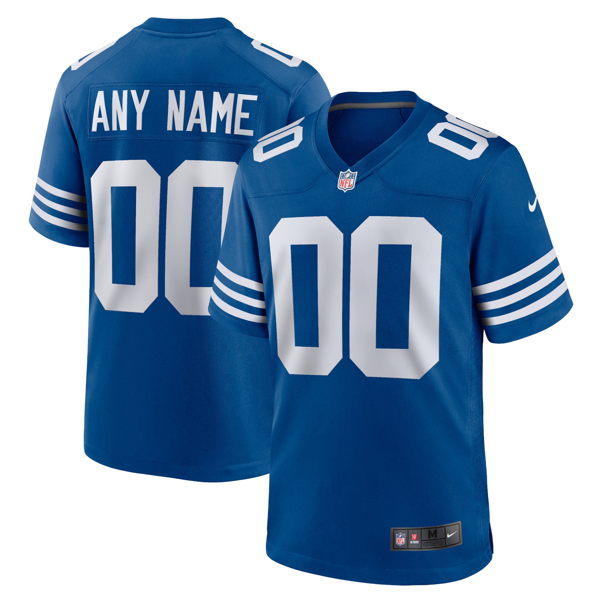 Indianapolis Colts Royal Alternate Custom Jersey