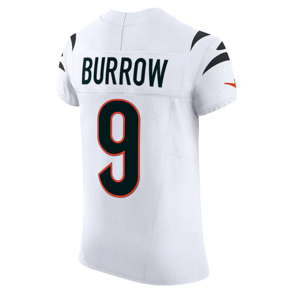Cincinnati Bengals Joe Burrow White Vapor F.U.S.E. Elite Jersey