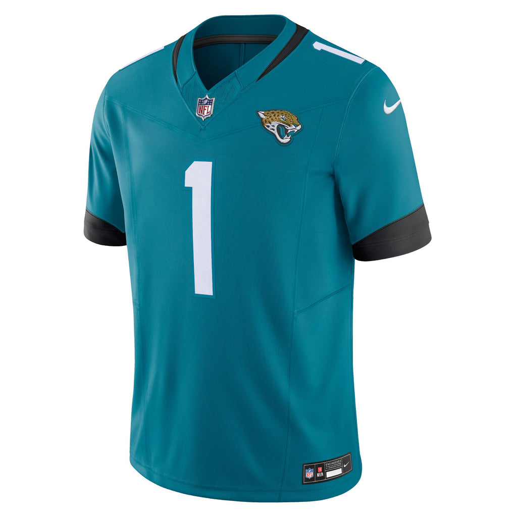 Jacksonville Jaguars Travis Etienne Teal Vapor F.U.S.E. Limited Jersey