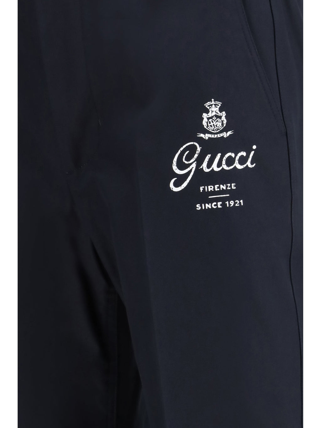 Gucci Men Compact Cotton Twill Pants