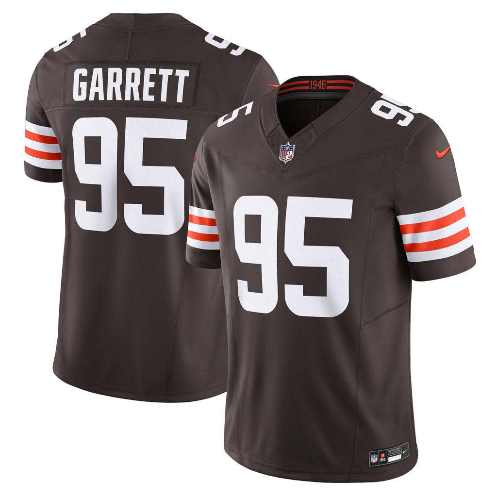 Cleveland Browns Myles Garrett Brown Vapor F.U.S.E. Limited Jersey