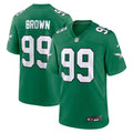Philadelphia Eagles Jerome Brown Kelly Green Retired Player Alternate Game Jersey