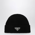 Prada Wool Hat With Triangle Logo Men