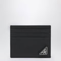 Prada Black Saffiano Leather Credit Card Holder Men