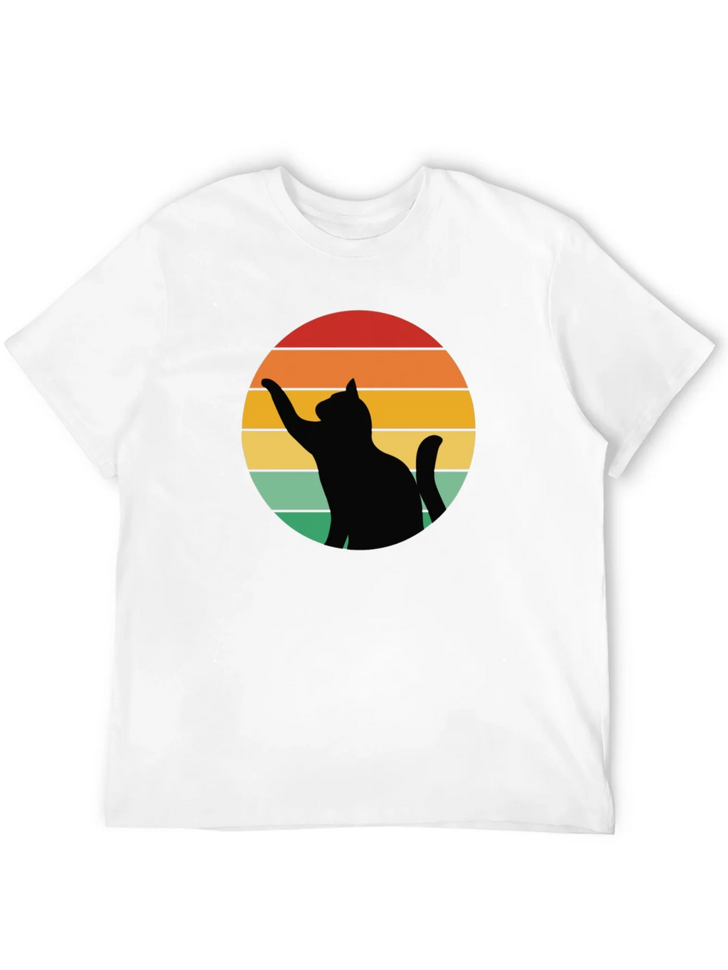 Retro Cat Silhouette Tee