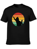 Retro Cat Silhouette Tee