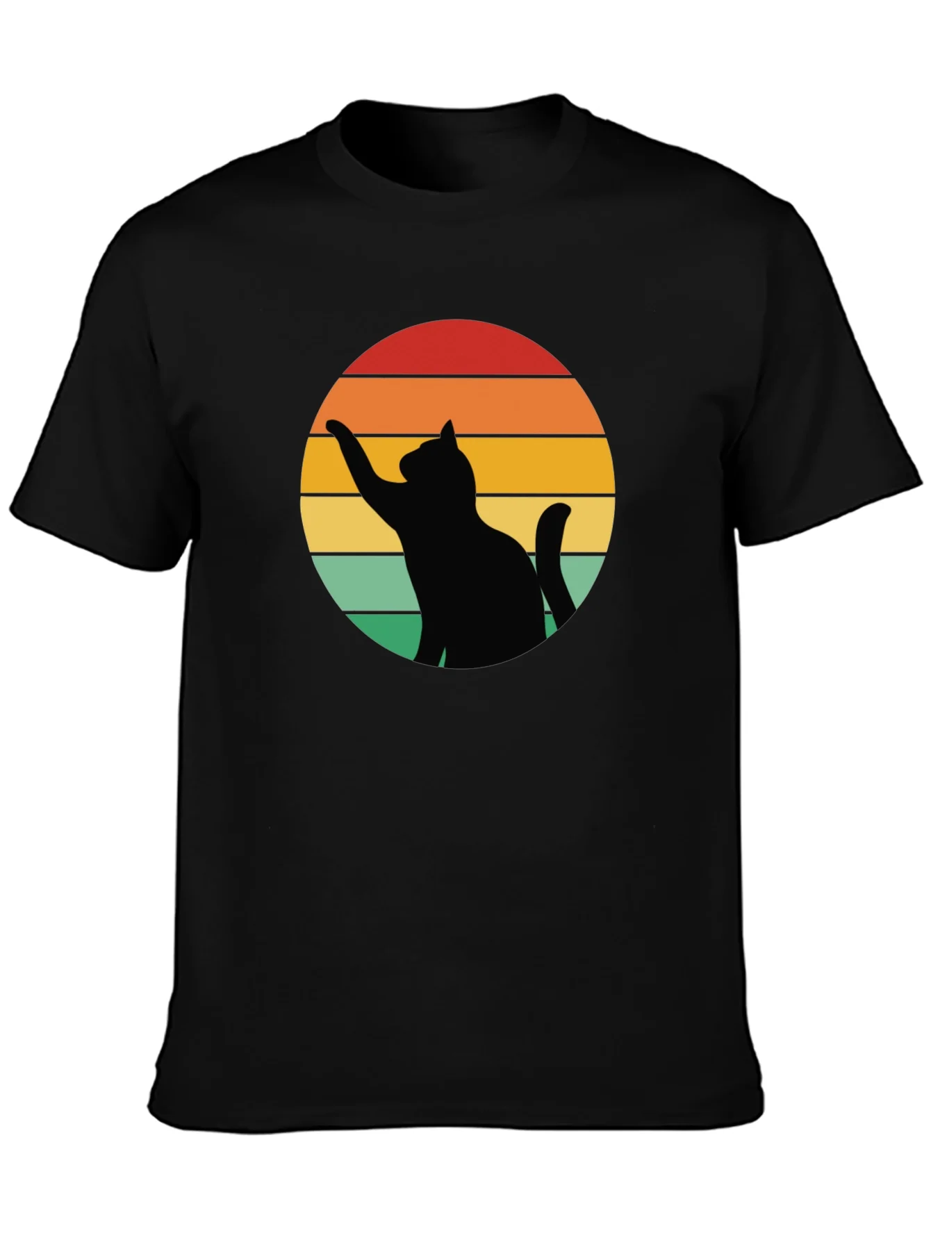 Retro Cat Silhouette Tee