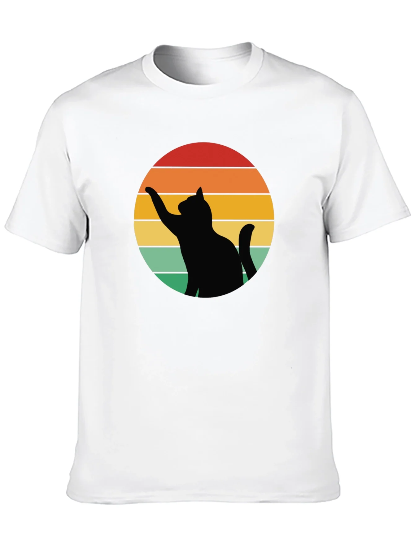 Retro Cat Silhouette Tee