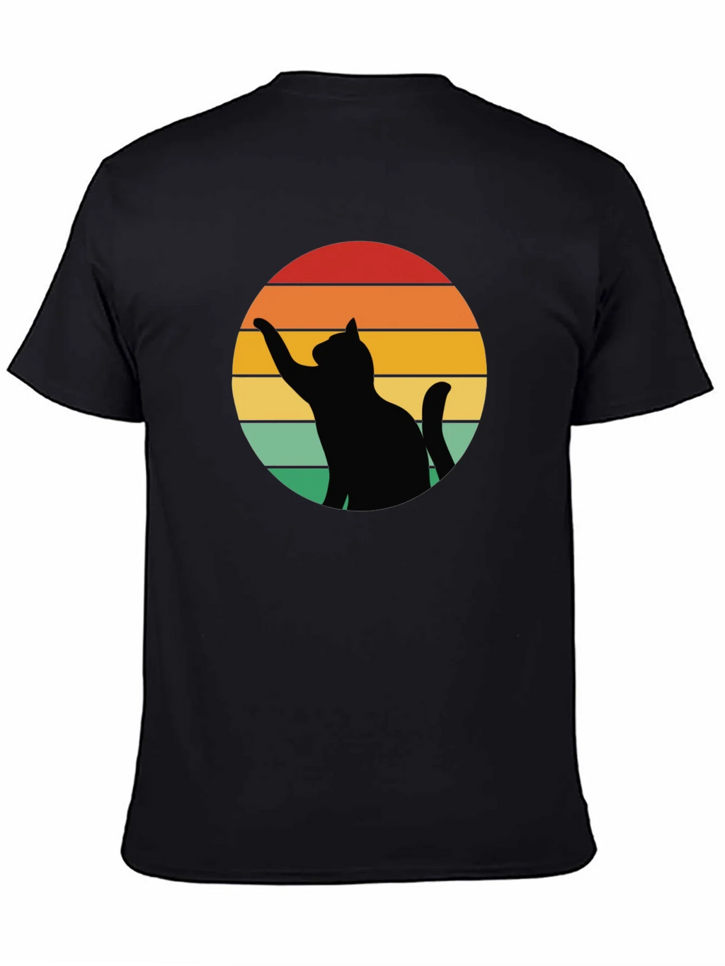 Retro Cat Silhouette Tee