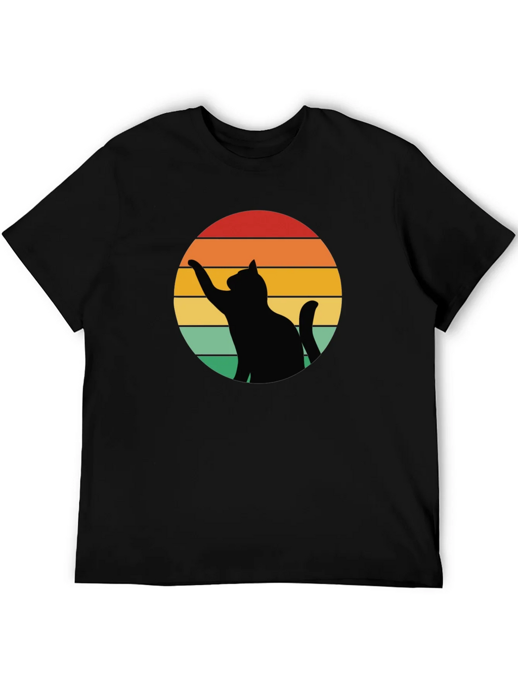 Retro Cat Silhouette Tee