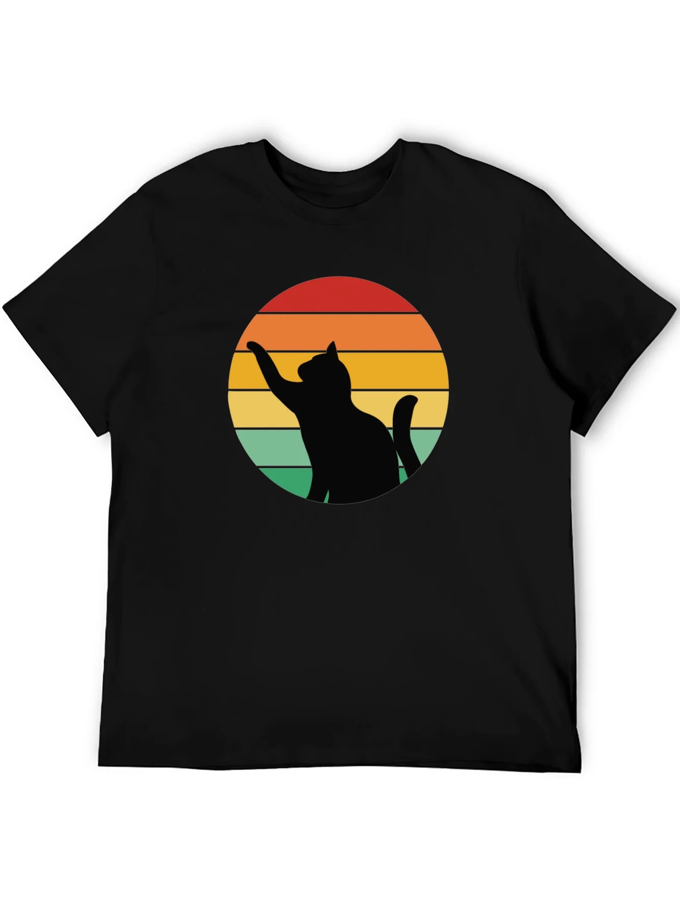 Retro Cat Silhouette Tee