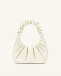 Gabbi Ruched Hobo Handbag - White