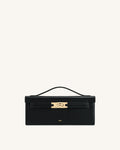 Bria Structured Top Handle Bag - Black