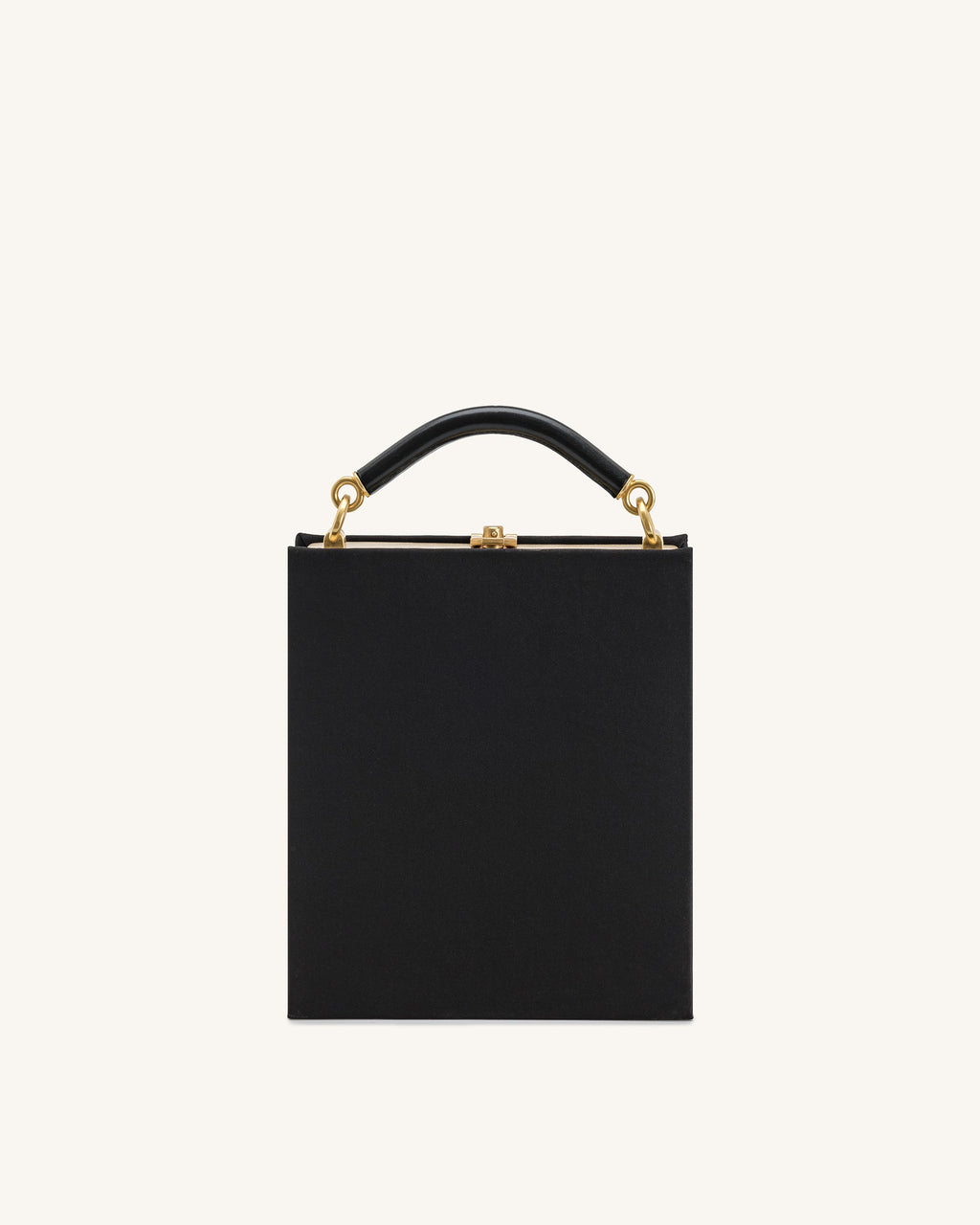 Elle Colorful Beaded Book Top Handle Bag - Black