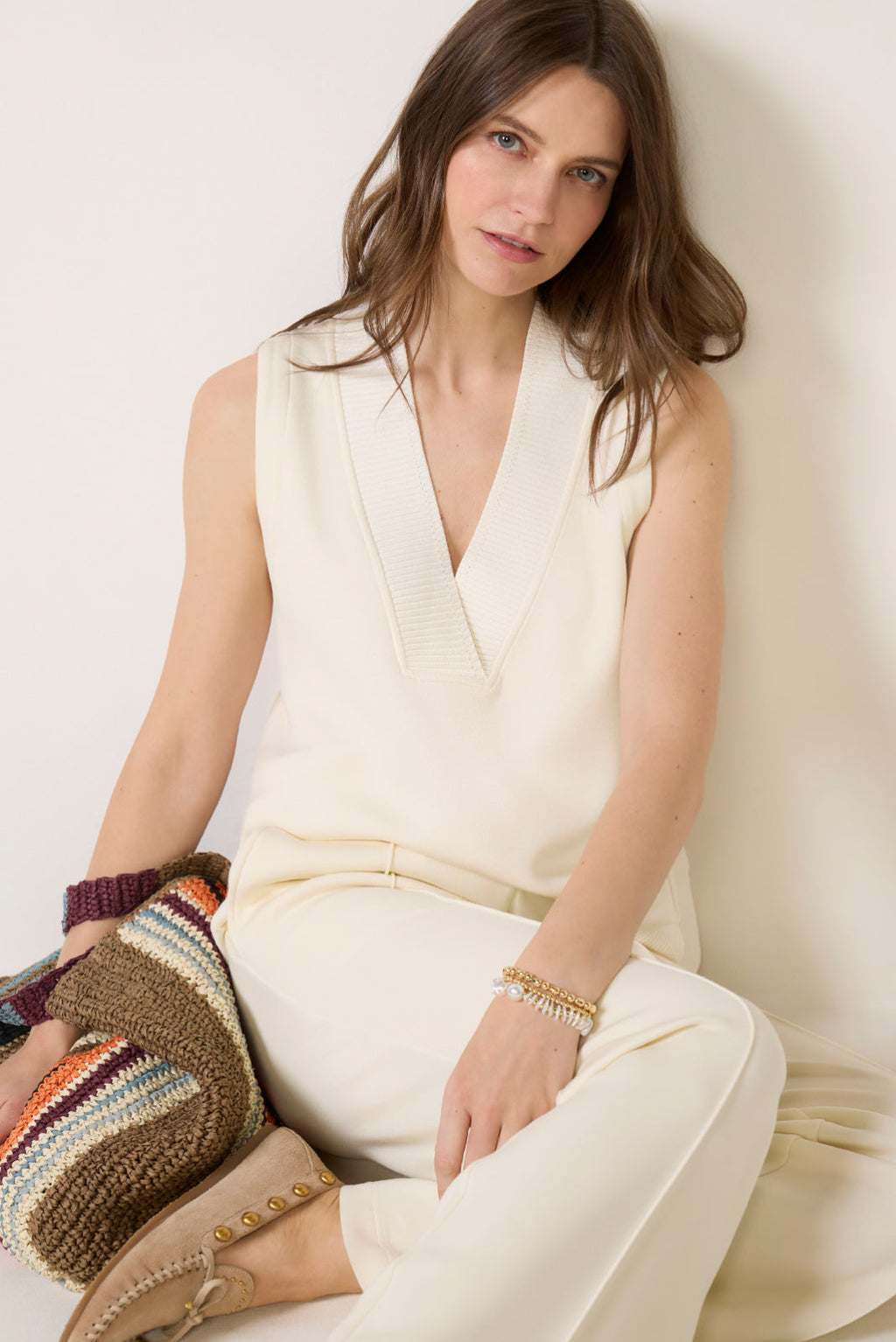 Women's Freida V Neck Tank Top