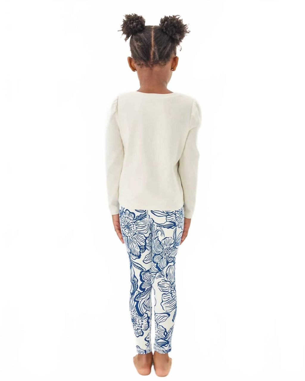 Mini Jansen Crewneck Long Sleeve Top In Multi Endless Animals Summer Graphic Childrens