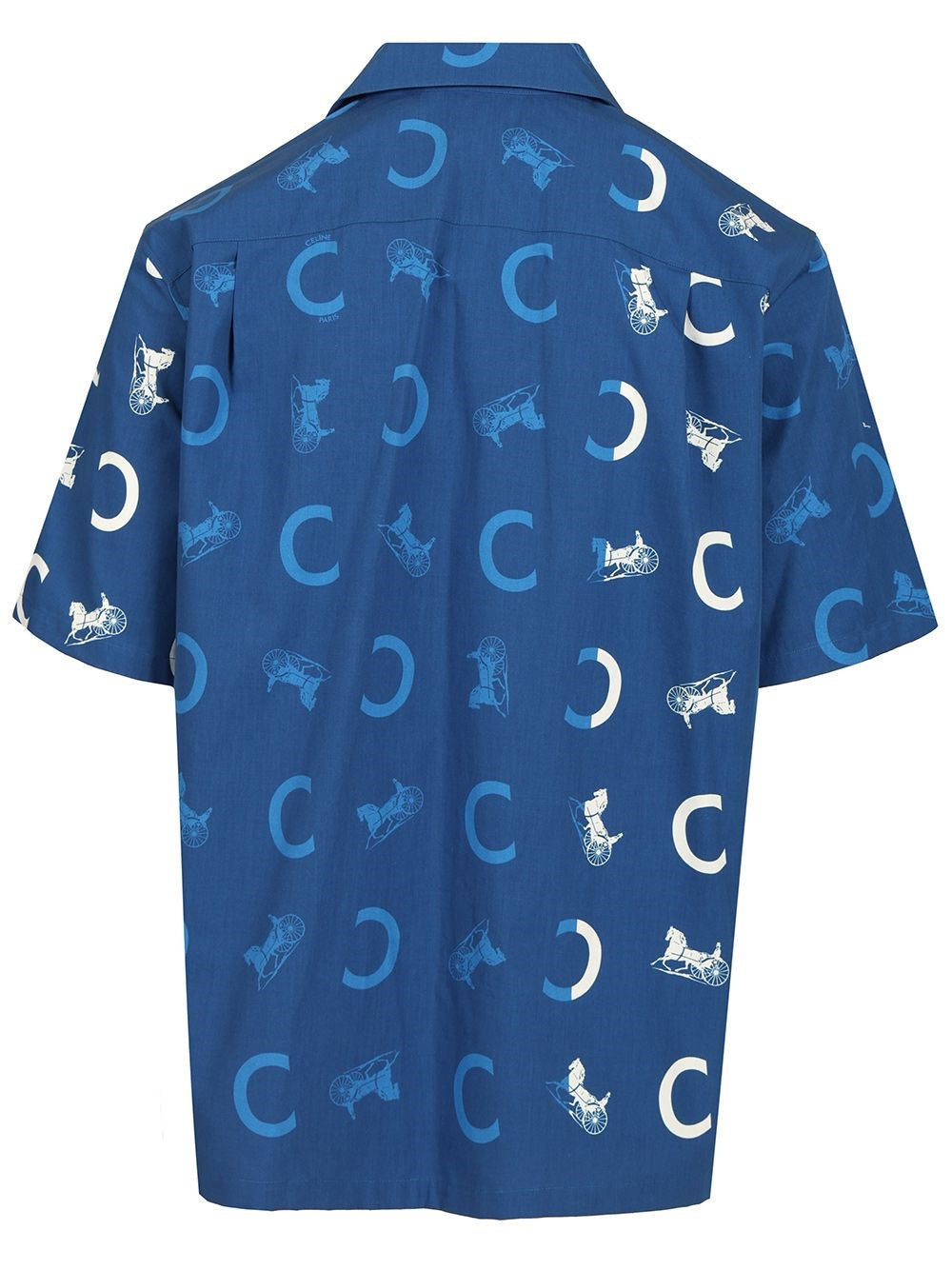 Celine Men Cotton Bowling Shirt