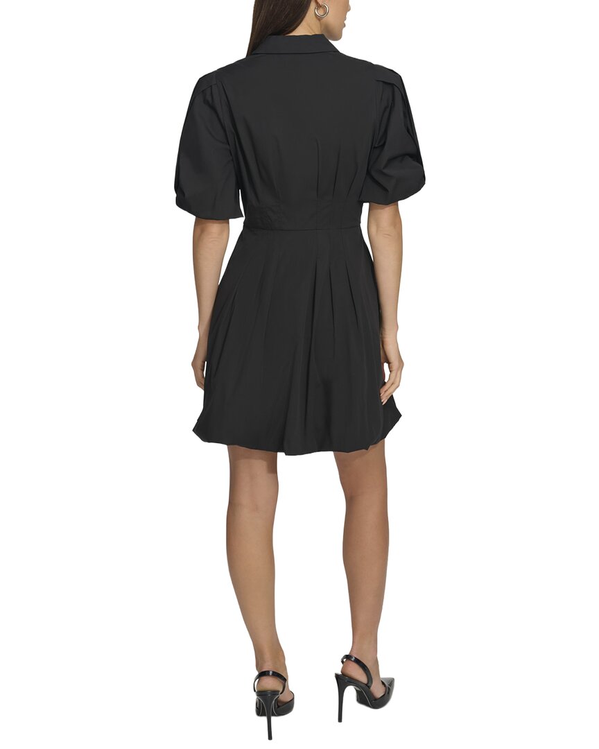 DKNY Collar Poplin Mini Dress