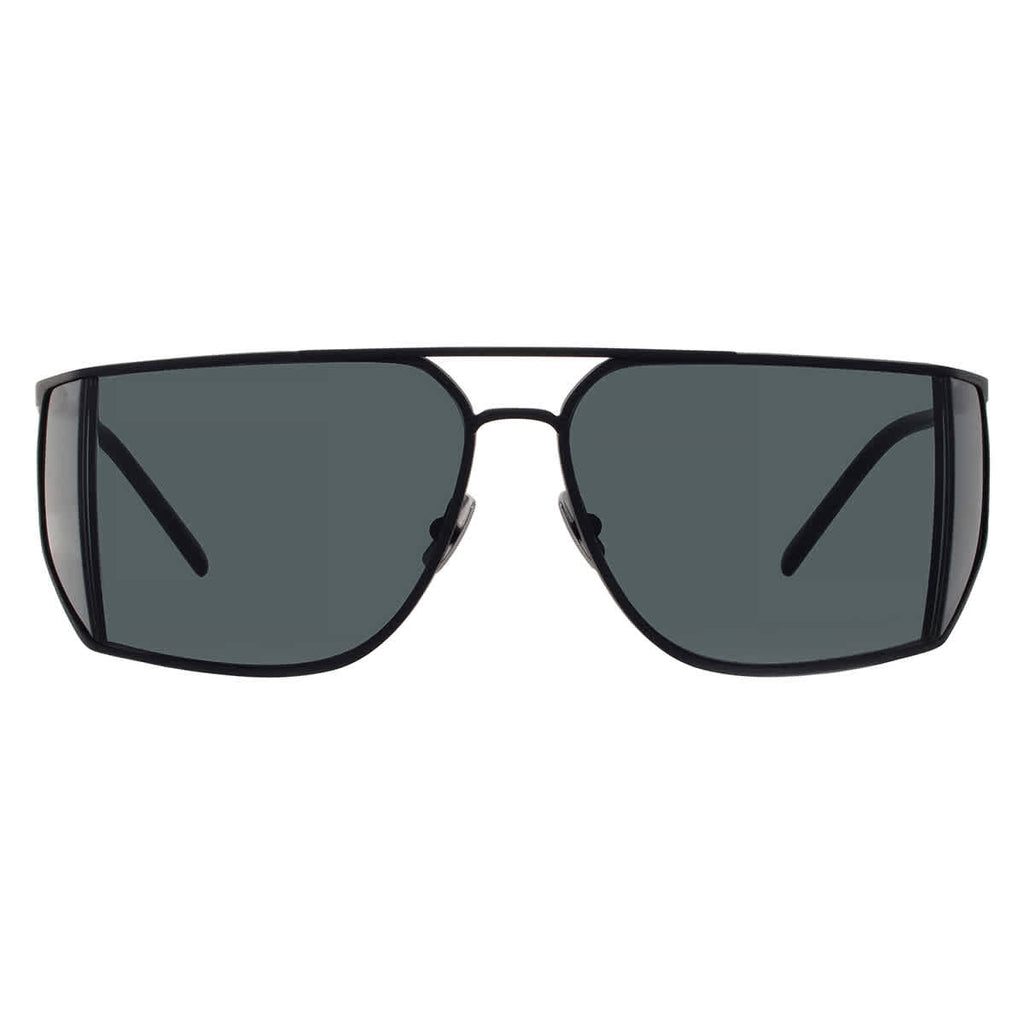 Saint Laurent Black Rectangular Men's Sunglasses SL 750 001 69