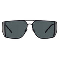 Saint Laurent Black Rectangular Men's Sunglasses SL 750 001 69