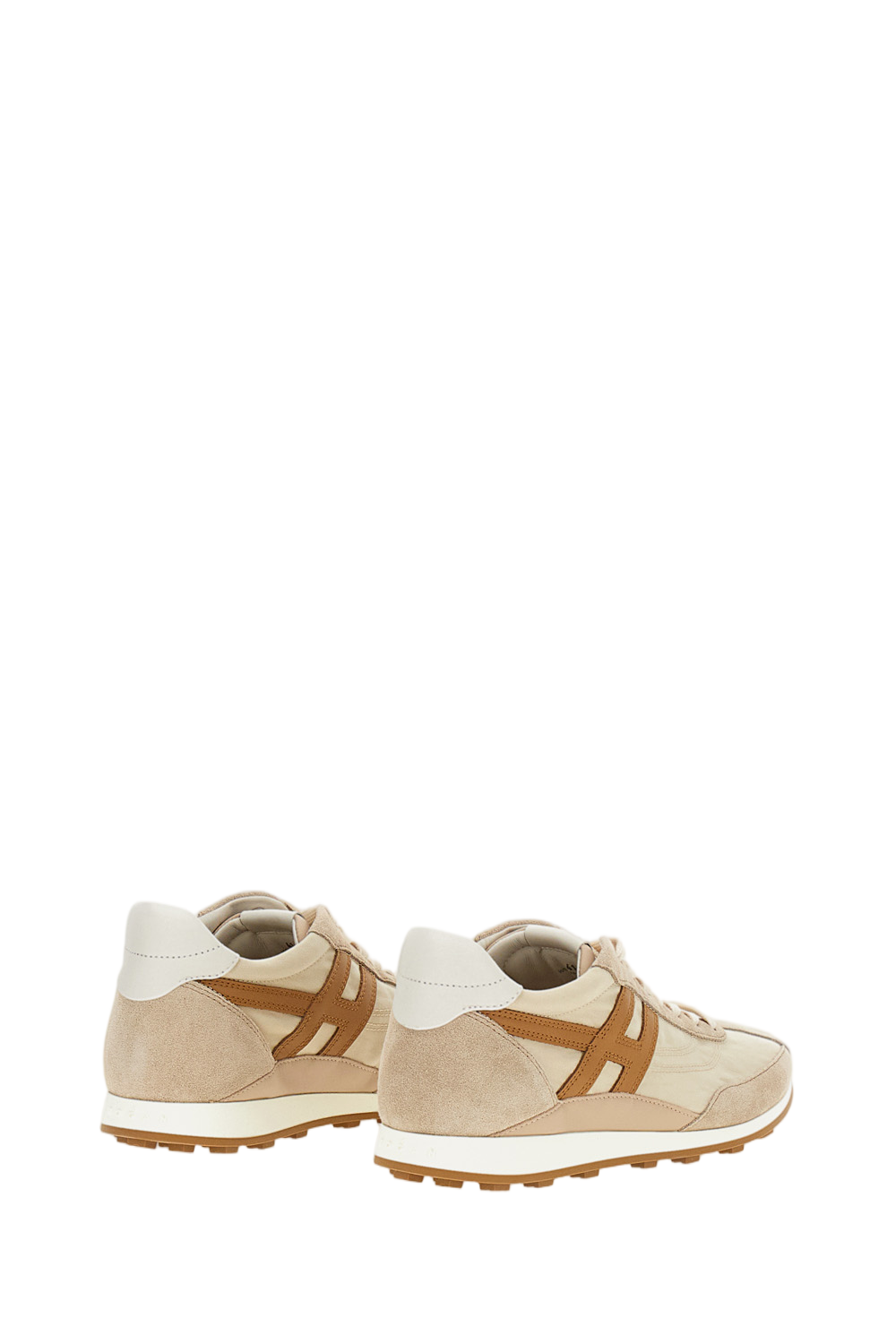 Beige Hogan H699 Allacciato H Sneakers