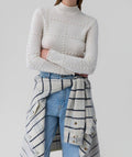 Popcorn Sweater In Cream