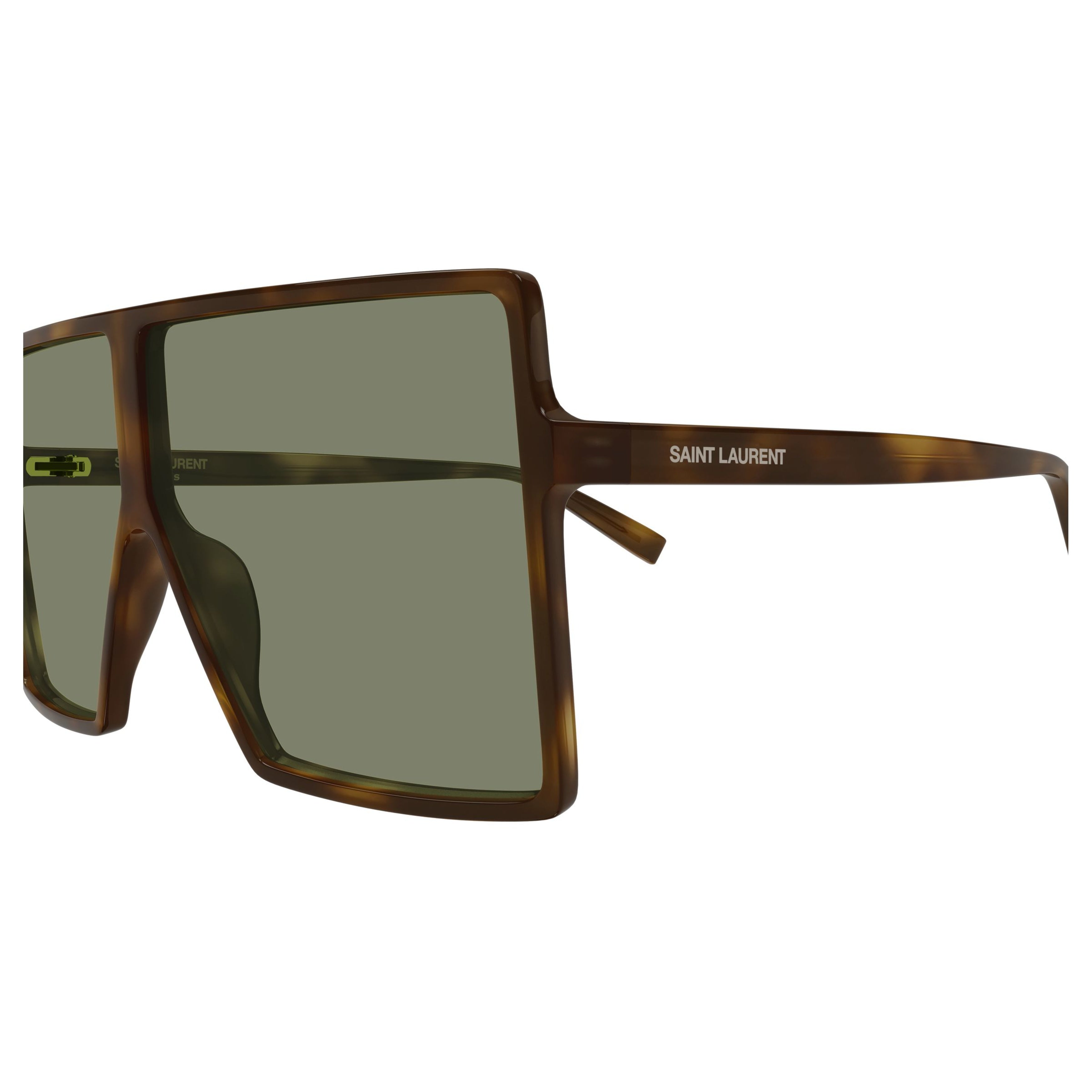 Oversized Square Sunglasses With Tortoiseshell Design