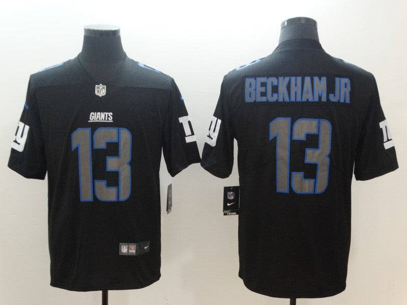 Men's New York Giants Odell Beckham Jr. #13 Black Game Jersey1