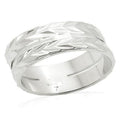 Imitation Rhodium Brass Ring with No Stone