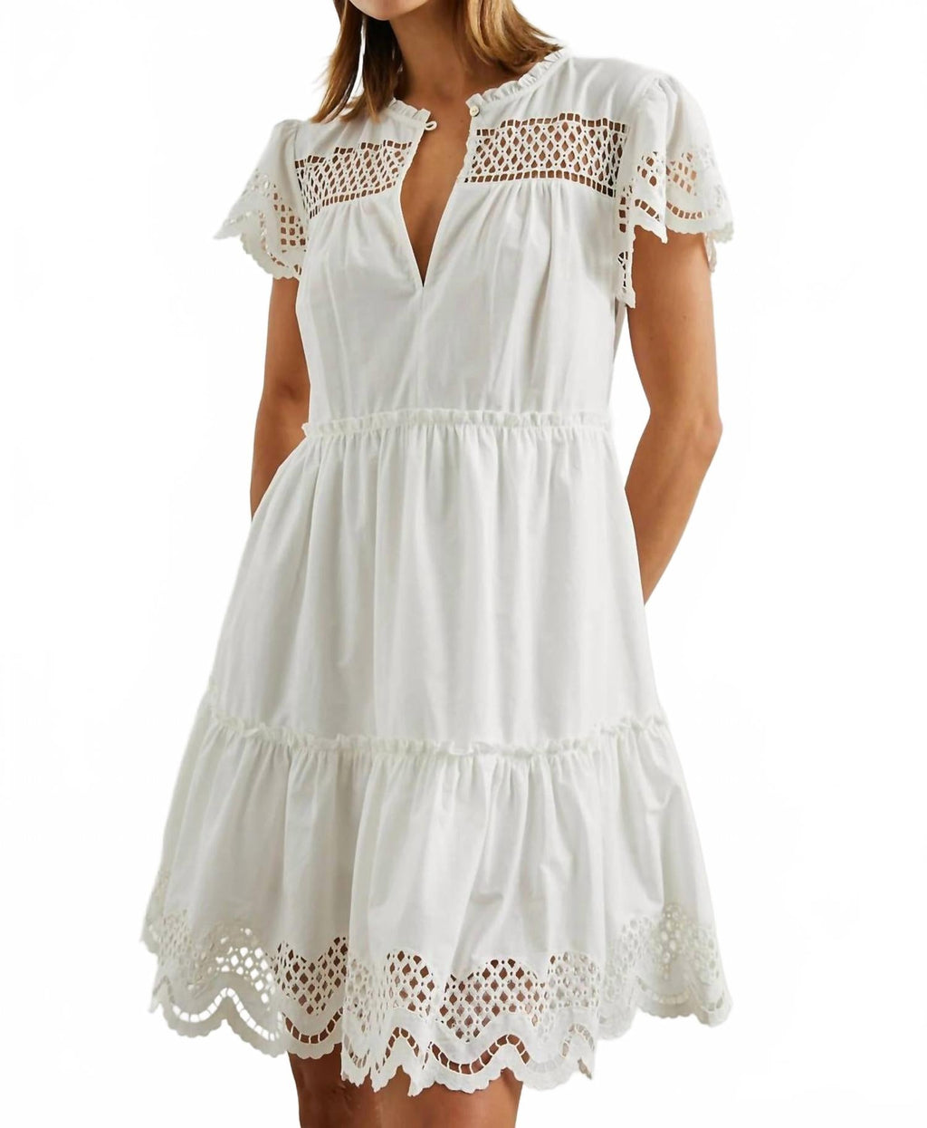 Lettie Casual Dress In White