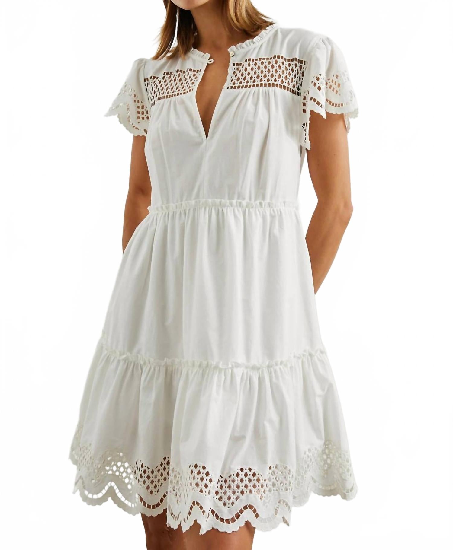 Lettie Casual Dress In White