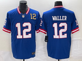 Men's New York Giants Darren Waller #12 Royal Classic Player Jersey1