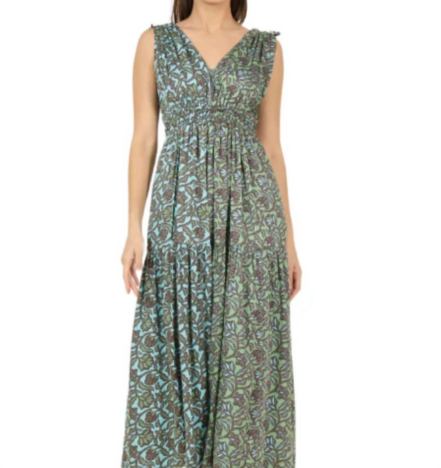Rosalita Midi Dress In Green