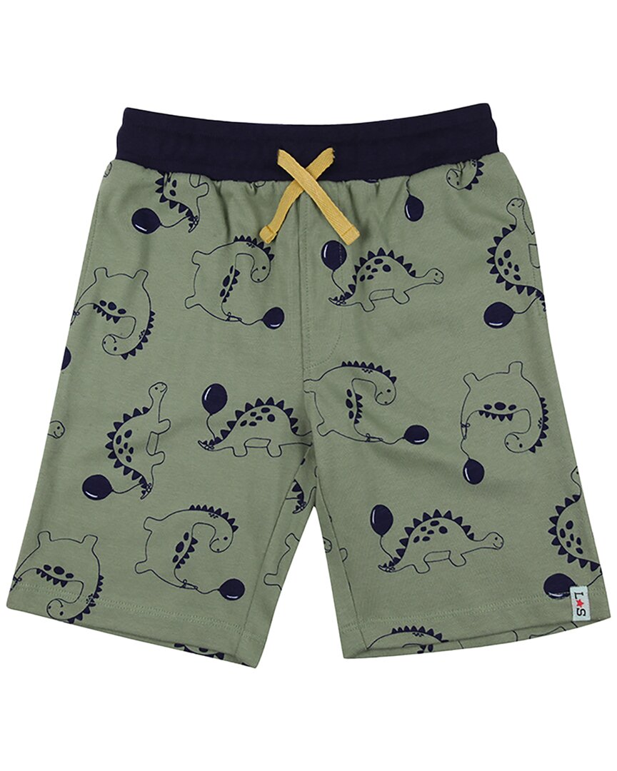 Lilly and Sid 2pk Dizzy Dino/Stripe Short