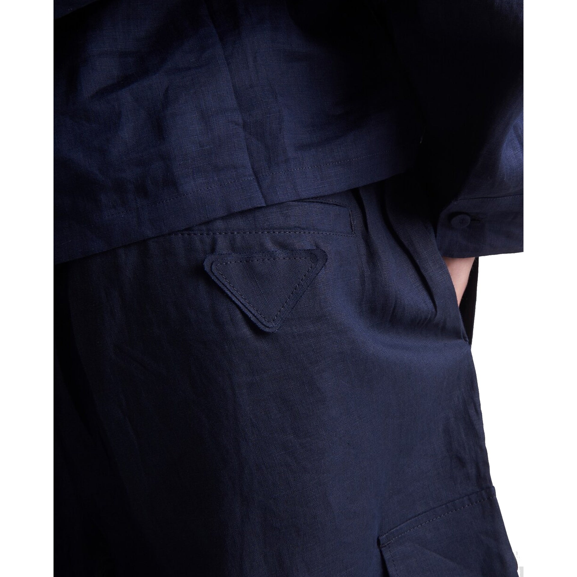 Prada Linen Bermuda Men