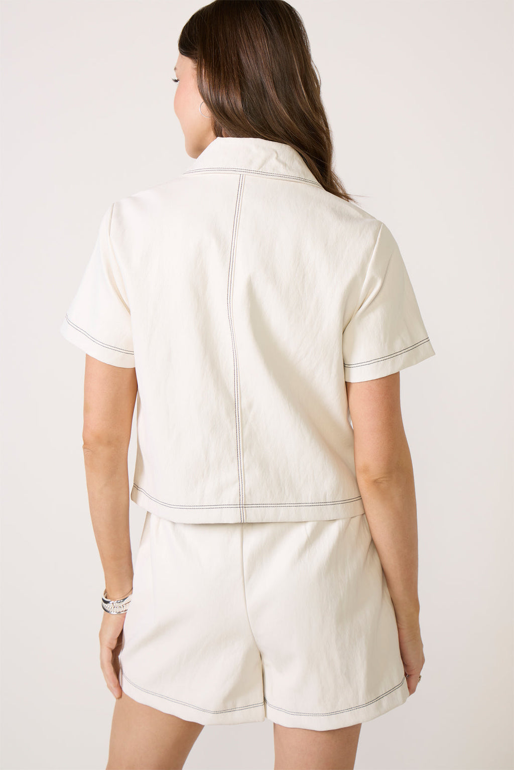 Women's Allison Faux Leather Shacket