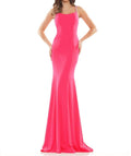 Scoopneck Lycra Gown In Poppy