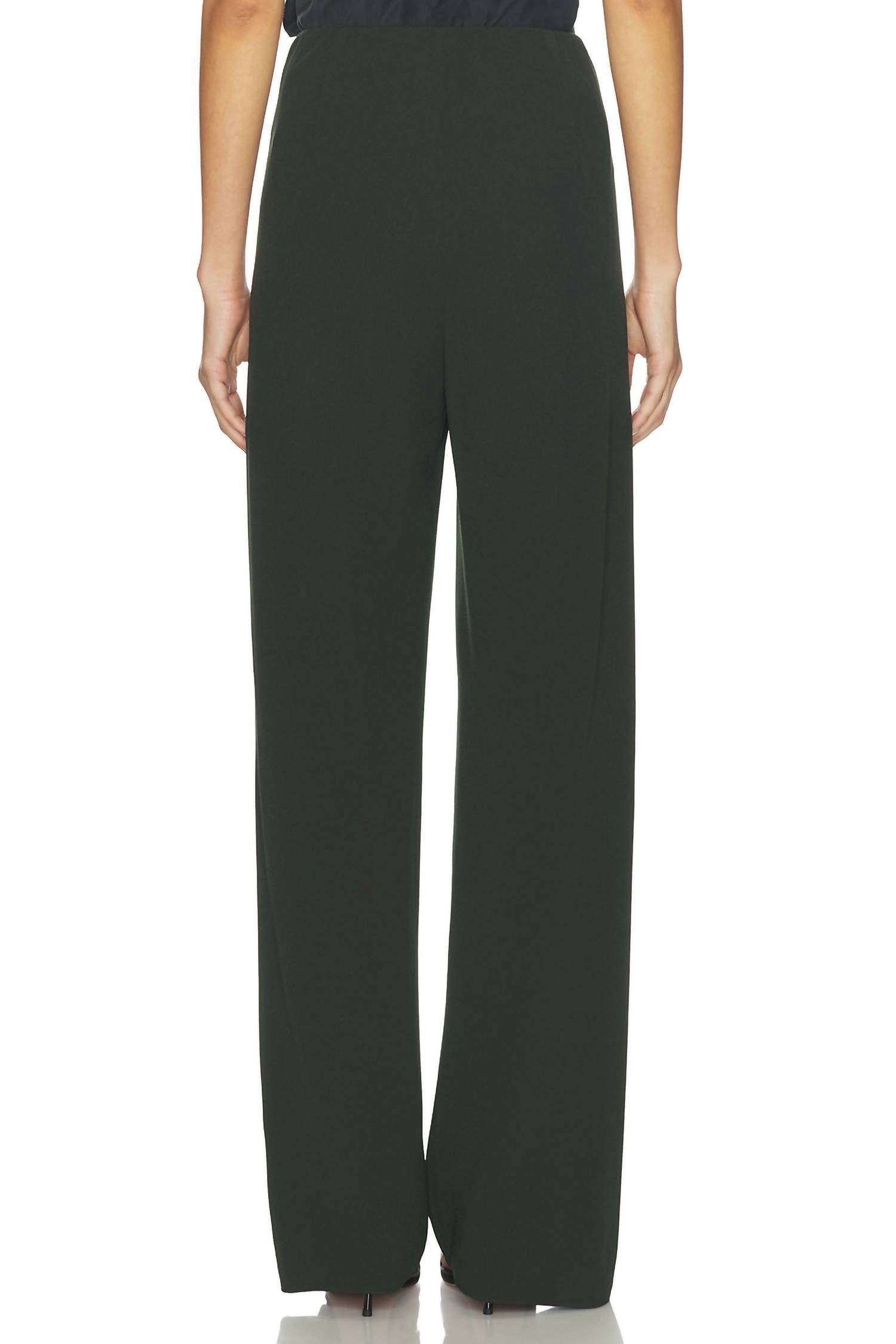 High Waist Biased Pant In Verde