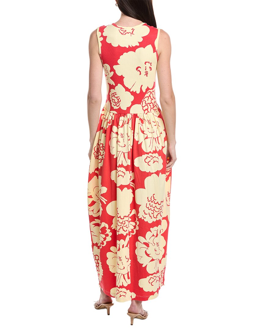 Marimekko Drapee Pioni Maxi Dress